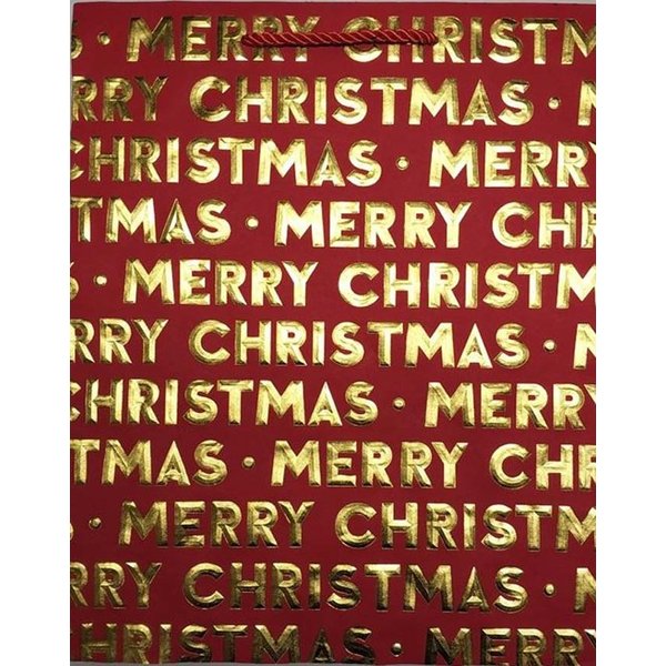 X-mas 3D 금박쇼핑백 썸네일 2