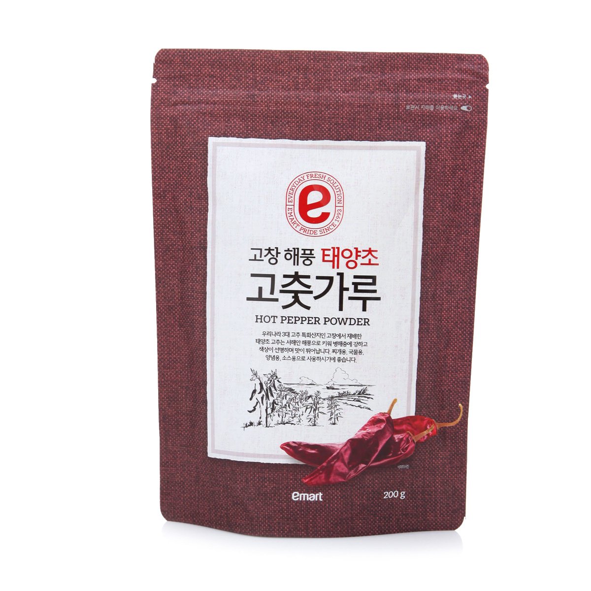 (주)한생 이마트100%국산고추로만든 고춧가루200g 200G x 1EA 썸네일 2