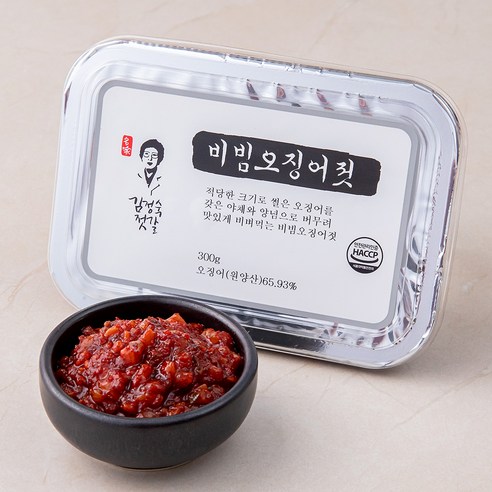 다솜찬 총각네 비빔젓갈 비빔오징어젓 50g  x 1EA 썸네일 2