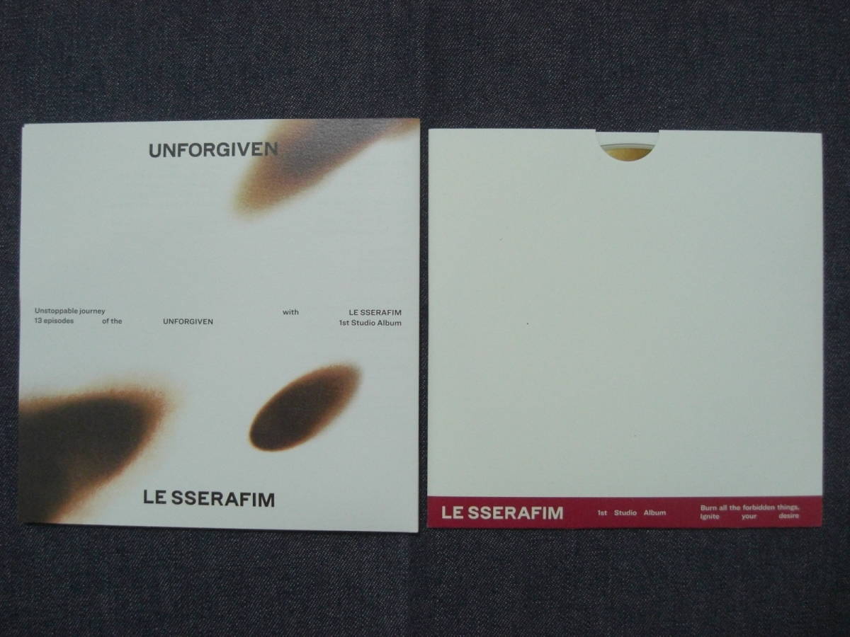 르세라핌-1stStudioAlbumUNFORGIVEN(COMPACT ver.) 썸네일 2