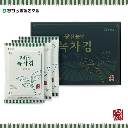 해송식품 팔도강산 녹차김 전장김(20g x 3P) 썸네일 3