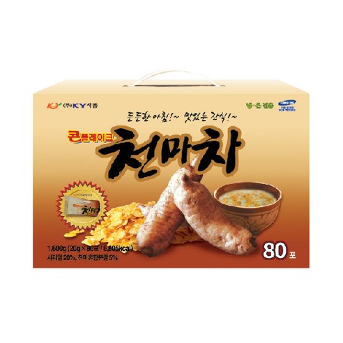 (주)제이앤푸드 티샘 콘플레이크 가득한 순(純)천마차 20G x 90EA 썸네일 2