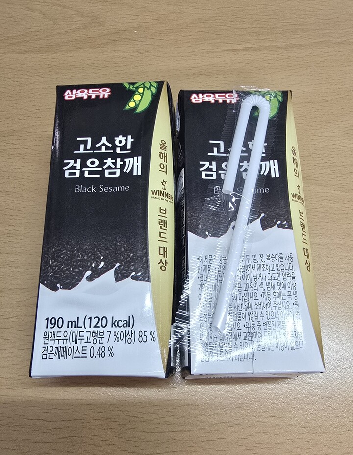 삼육검은참깨두유 200ML*24 썸네일 2