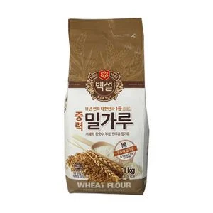 CJ 백설 신)중력밀가루 1kg 썸네일 2