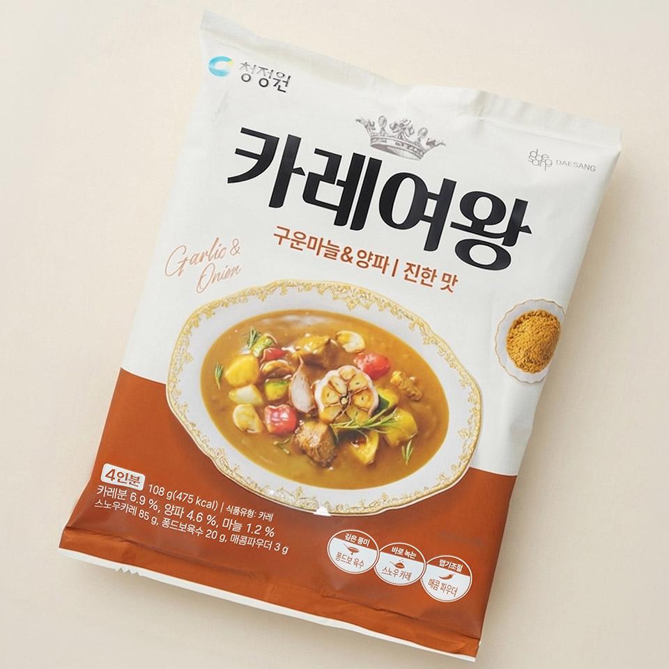 대상(주) 청정원 우리쌀 카레여왕 구운마늘 &양파 432g 108G x 4EA 썸네일 3