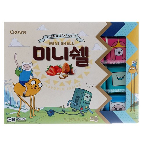 크라운제과 미니쉘아몬드480G - PAPER BOX 썸네일 3