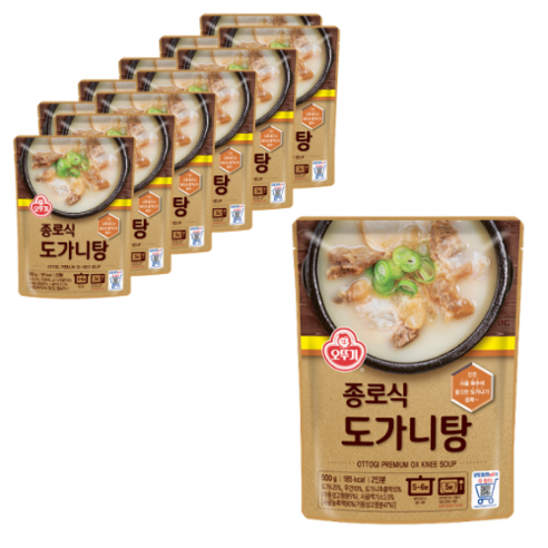 오뚜기 옛날도가니탕300G - POUCH PACK 썸네일 3