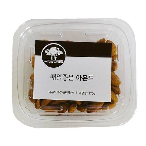 (주)코레드인터내쇼날 유기농구운아몬드 170G 썸네일 2