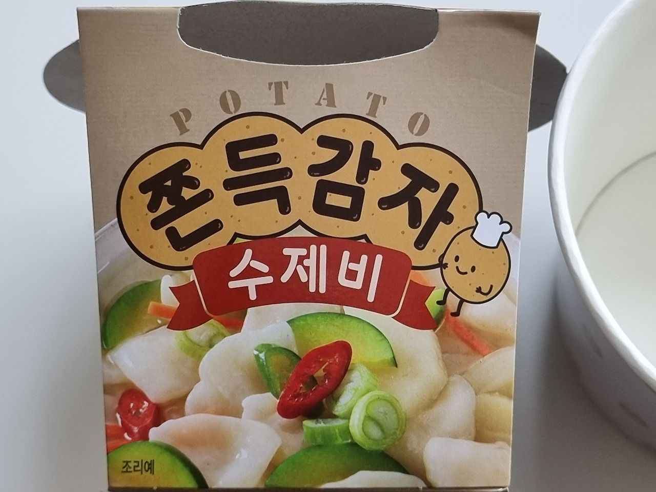 ㈜이가자연면 생감자수제비 1kg/충무 썸네일 2