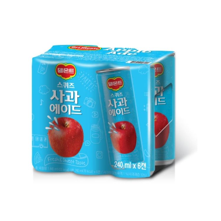 홈플러스 알뜰상품 사과 240ml*6 썸네일 2