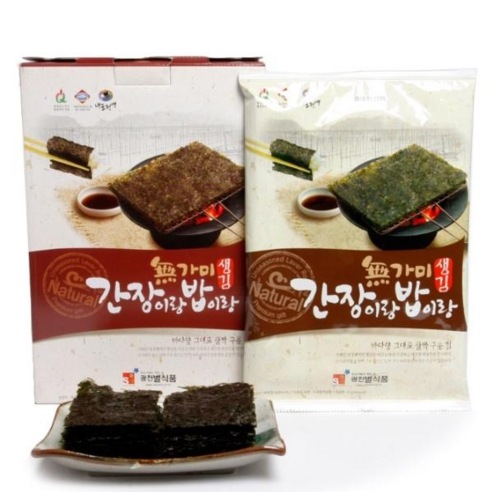 자연의맛과향그대로生구운김1박스(10봉) 썸네일 3