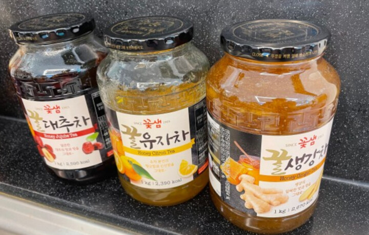 (주)꽃샘식품 꽃샘꿀생강차580g 썸네일 2