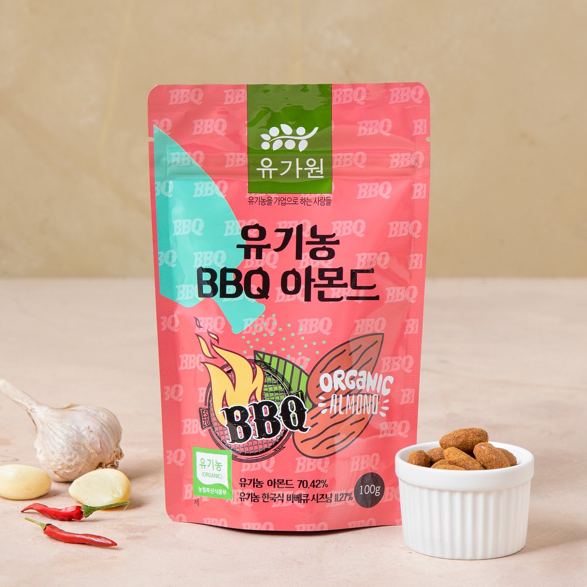 나오인터내셔널 유기농 아몬드 다크초코볼N1 100G x 1EA 썸네일 2