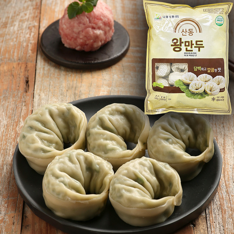 나래식품(주) 산동고기왕만두 1500g 썸네일 3