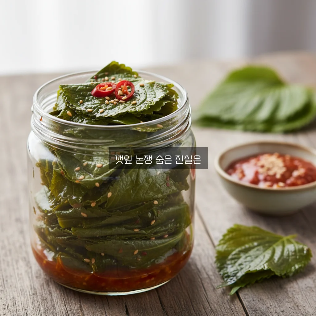 정민옥깻잎장아찌 100g 썸네일 3