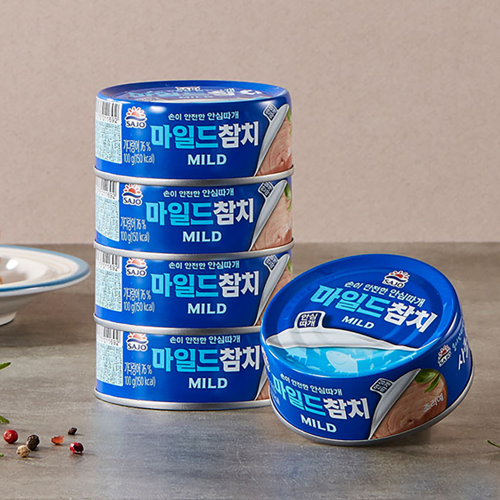 사조산업(주) 마일드 참치 안심따개 150g*6 썸네일 2