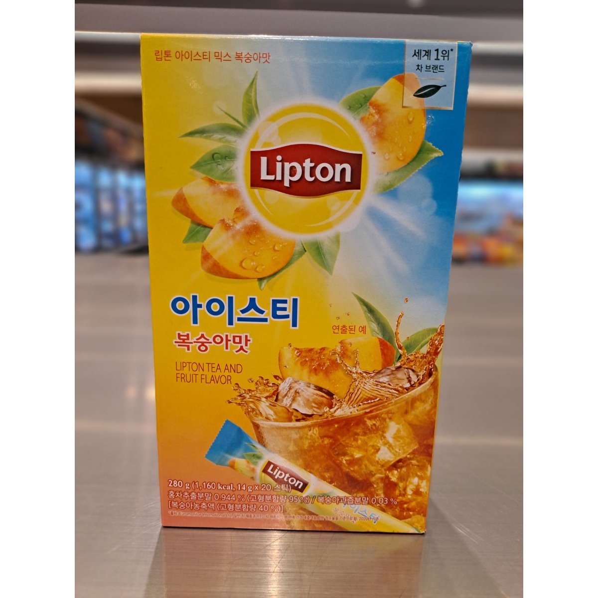 유니레버 립톤 아이스티믹스 사과 405g 썸네일 2