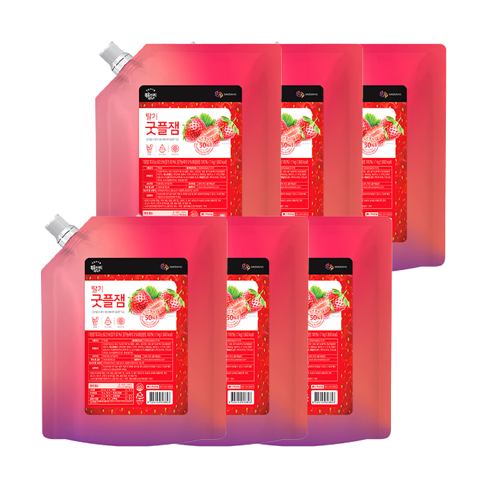 딸기쨈 딸기52% 1000G 썸네일 3
