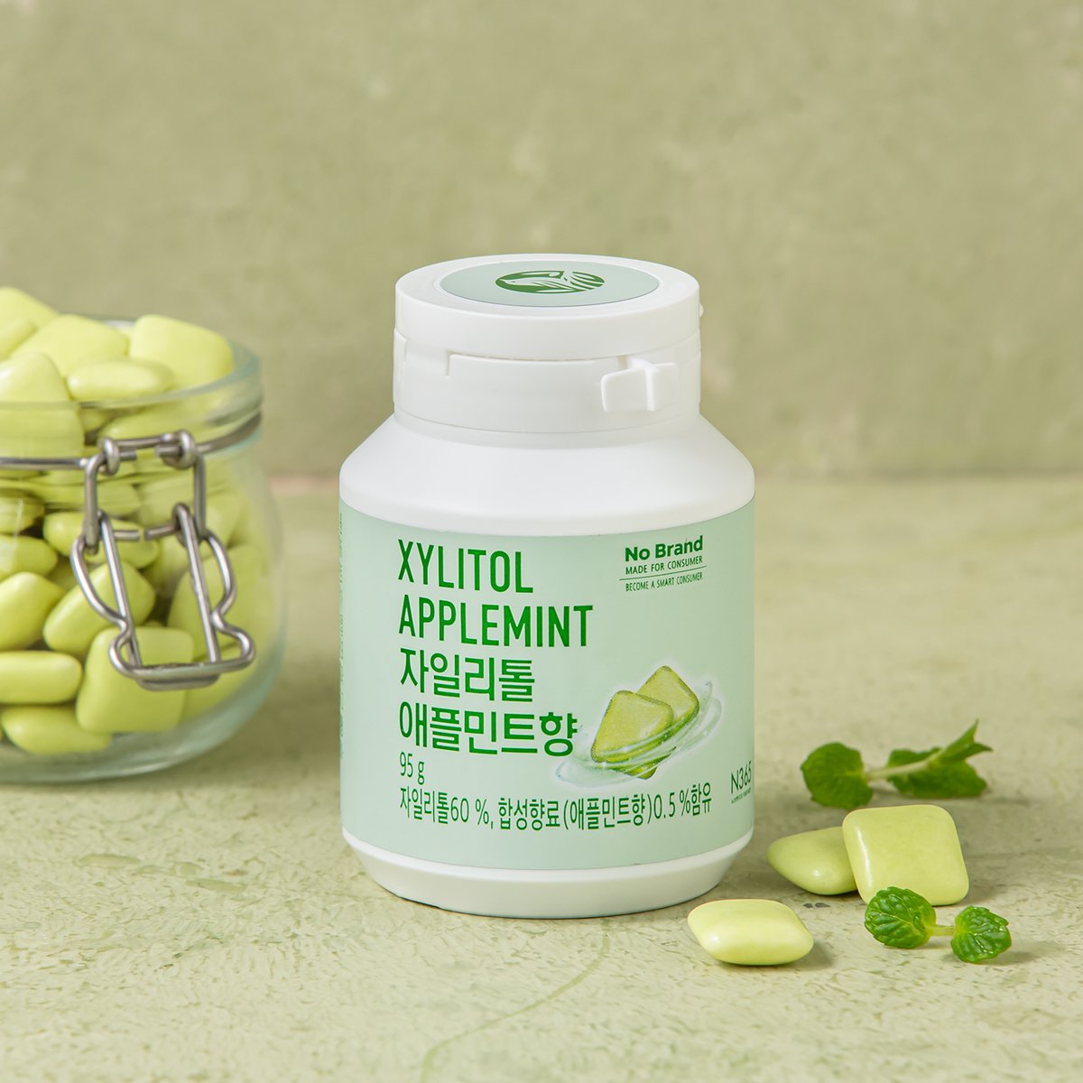 자일리톨 애플민트껌 150g*6개입 썸네일 3
