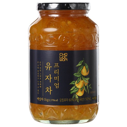 (주)쿡씨 차통 프리미엄 수제 유자차 200g 썸네일 3
