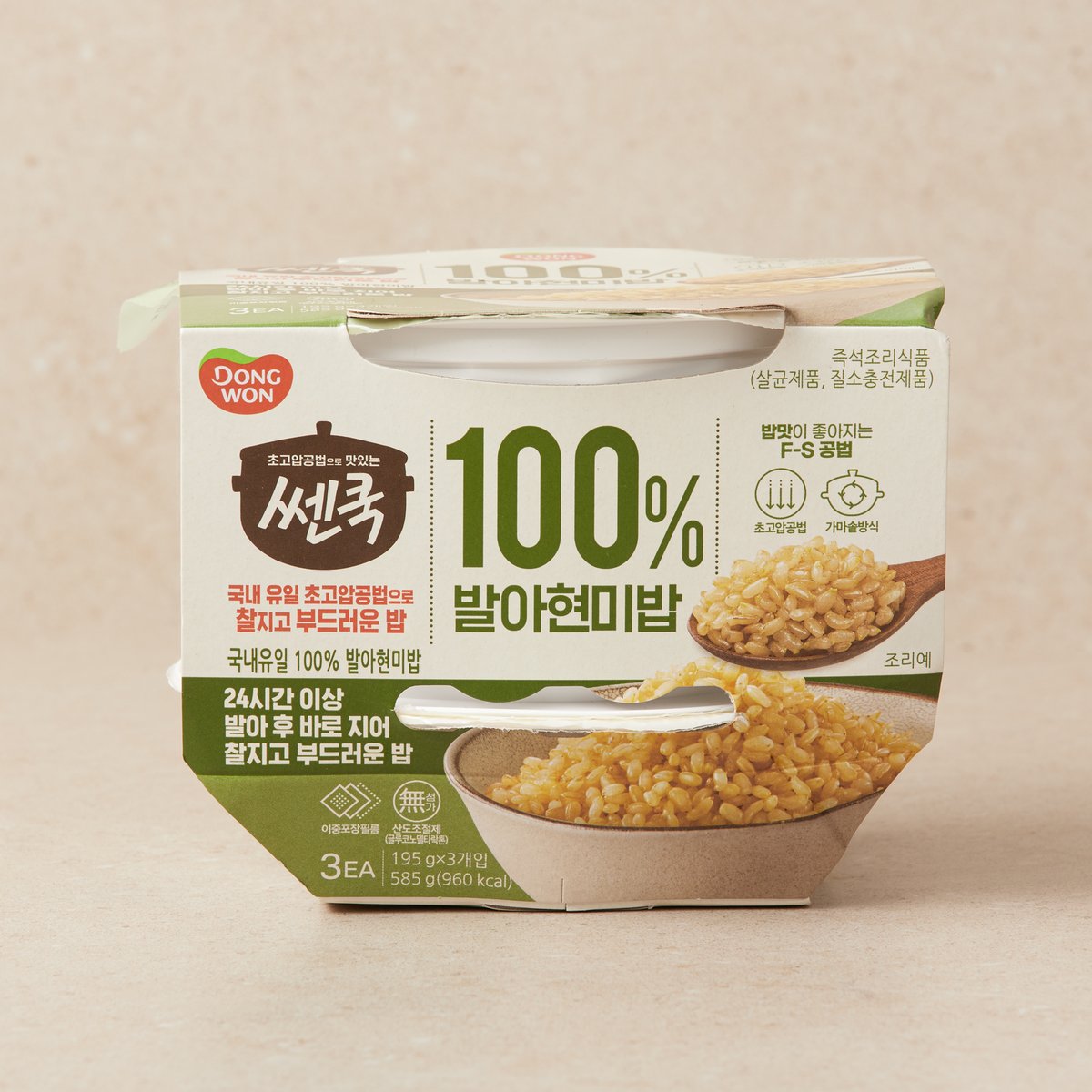 동원 쎈쿡 50% 발아 현미밥 220G 썸네일 3