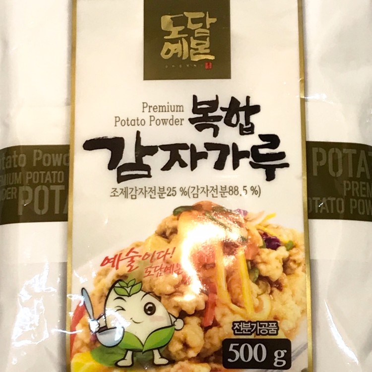 복합 감자가루 (감자18%, 옥수수77%, 소맥분5%) 500G 썸네일 2