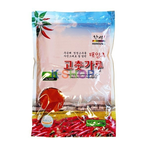 (주)한생 하늘정성내리찬 하늘정성 해풍태양초 고춧가루 500 500G x 1EA 썸네일 2