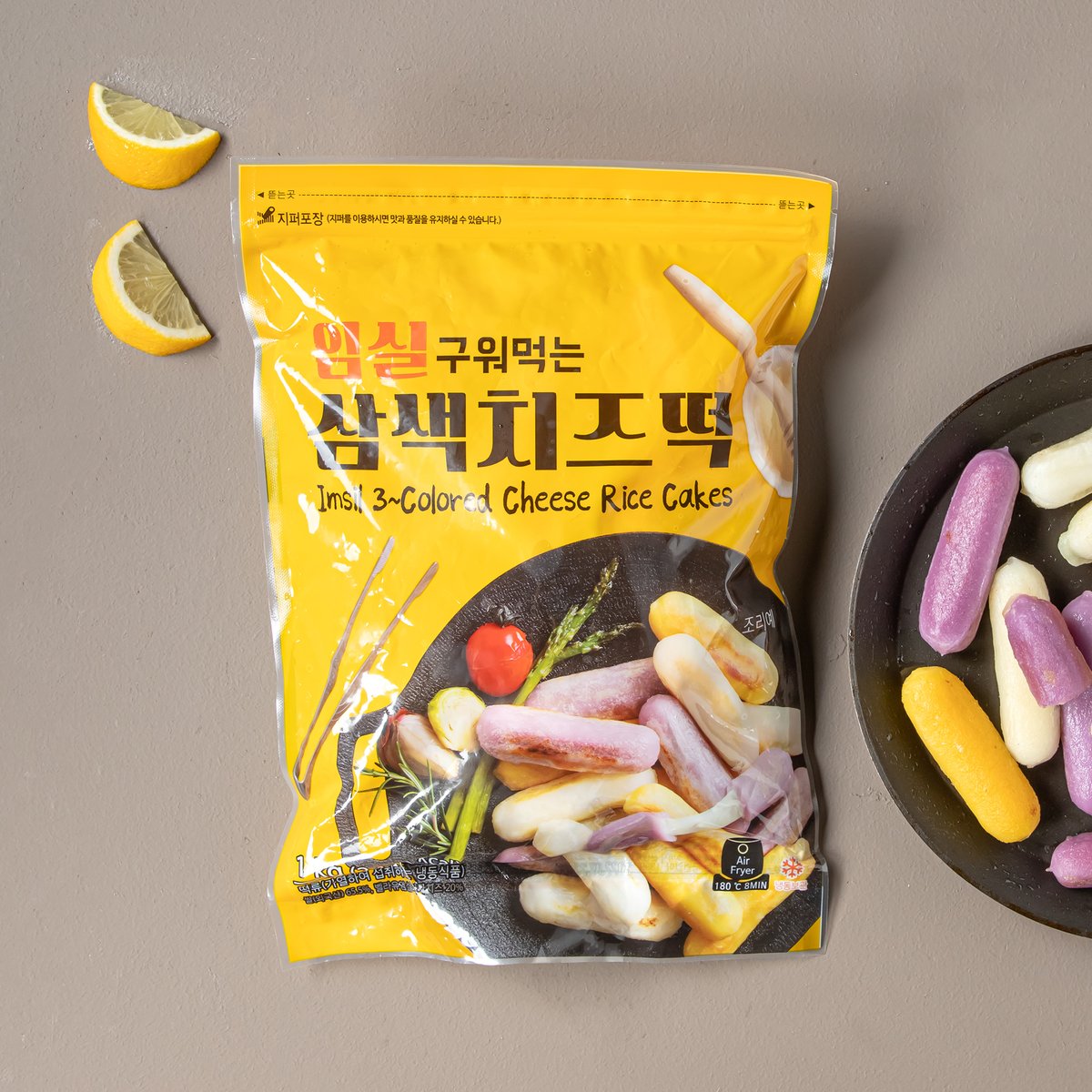 임실치즈삼색떡(국산)1kg 썸네일 2