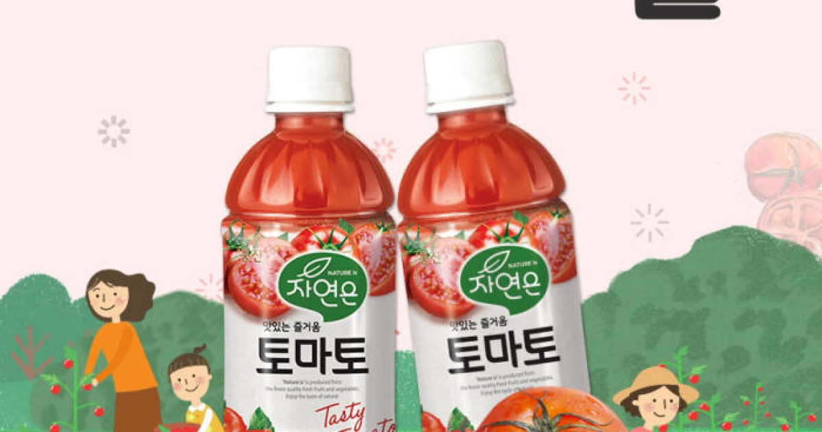 웅진식품 자연은90일토마토340ML - PET BOTTLE 썸네일 2