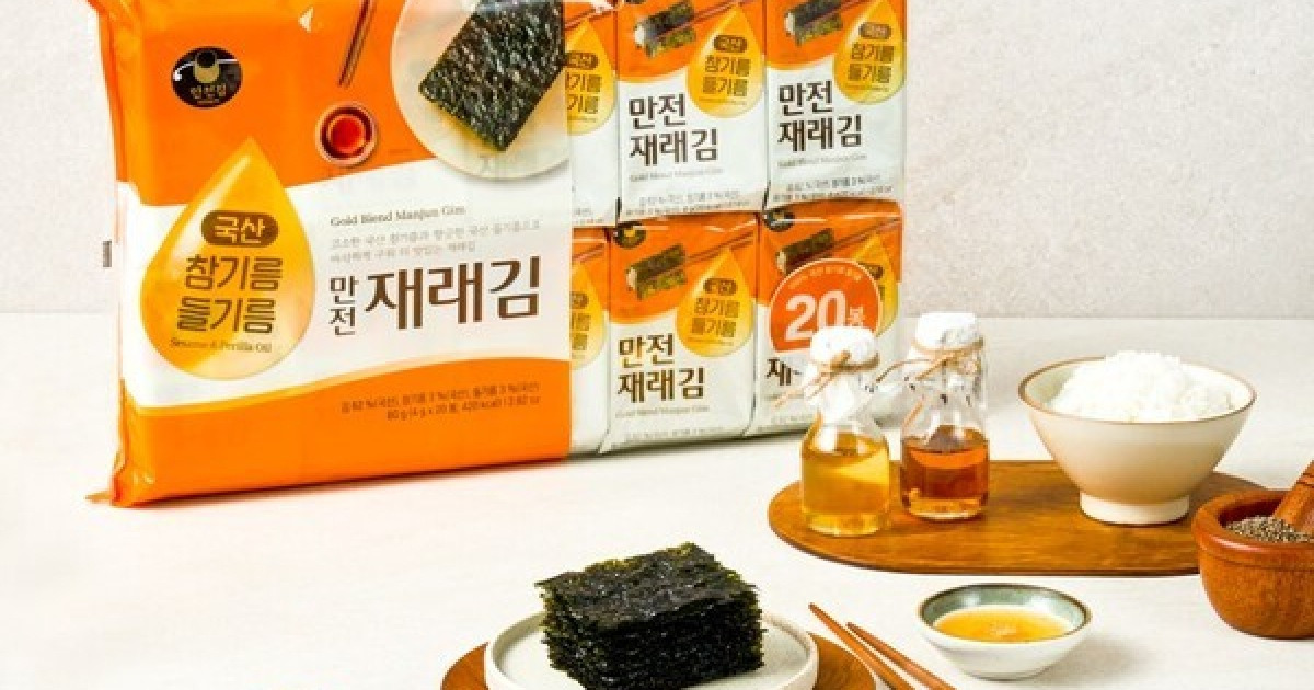만전식품 웰빙올리브유 재래김4g*8봉 썸네일 3