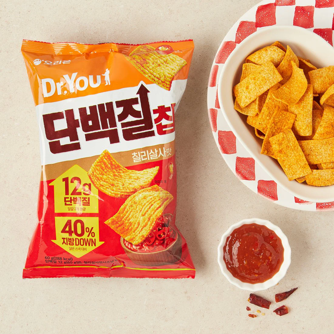 오리온_닥터유새우라이스칩1500_62g 썸네일 2