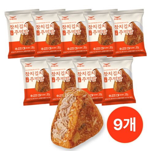 찬푸드]김치참치주먹밥120g 썸네일 3