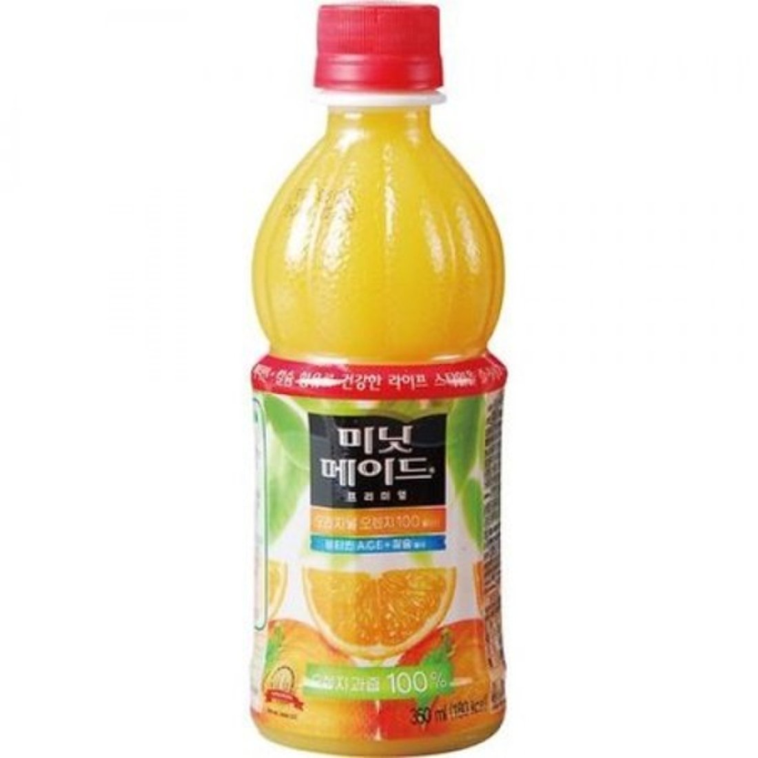 코카콜라음료 미닛메이드 프리미엄 오리지널 플러스 오렌지100 180G x 12EA 썸네일 2