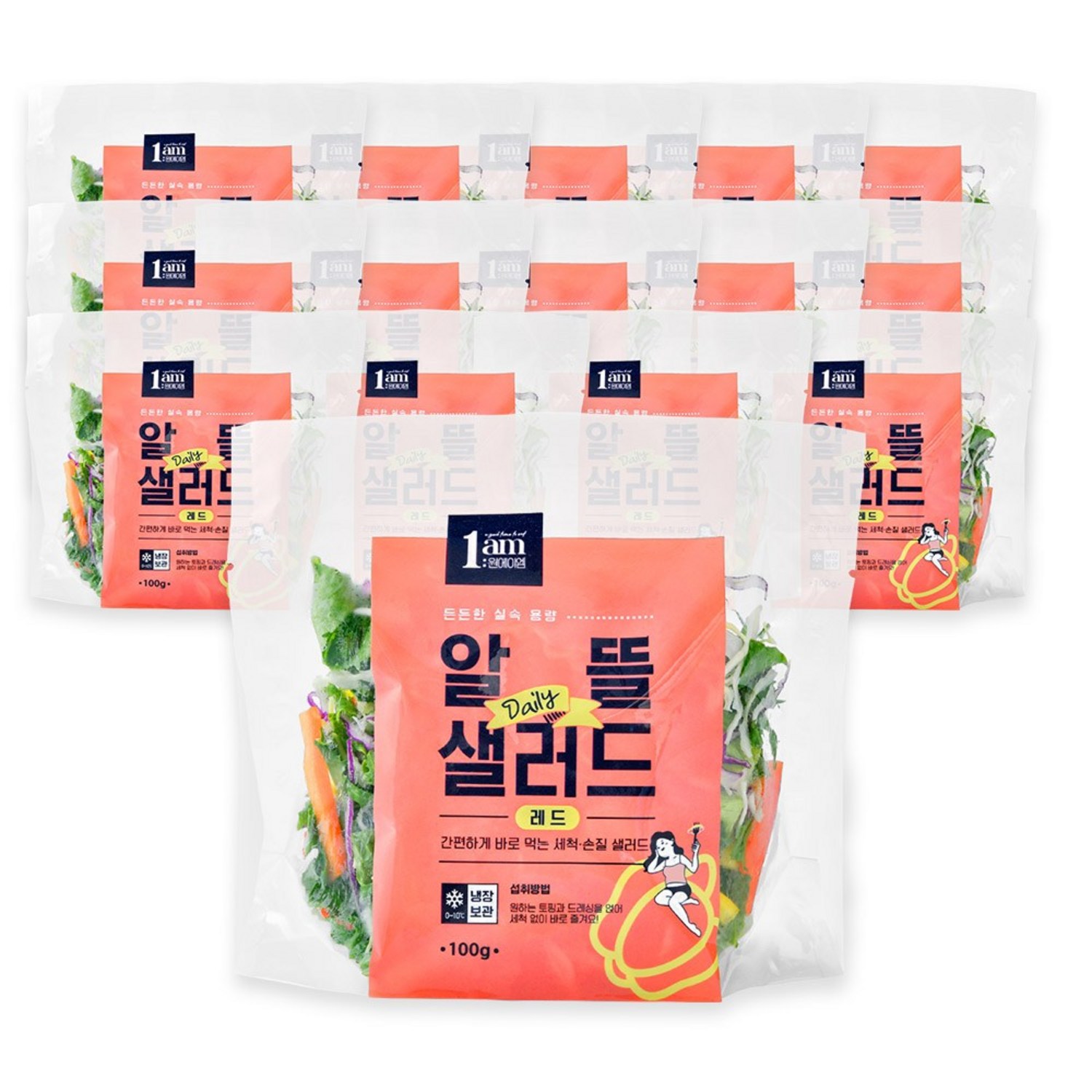 이백식품]야채범벅샌드100g 썸네일 3