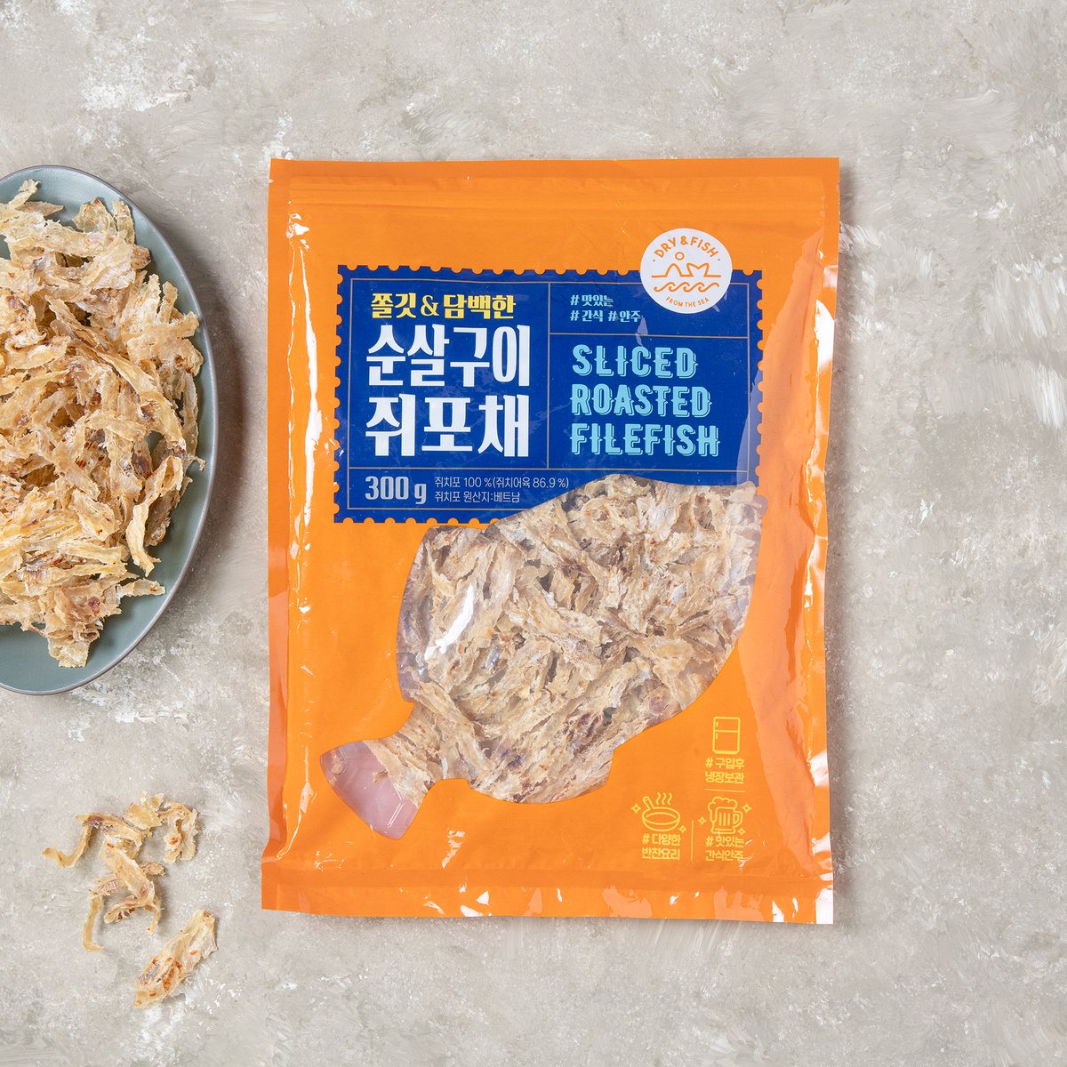 (주)신원종합상사 직화로 구워 맛있는 쥐포채 300g 1봉 썸네일 2