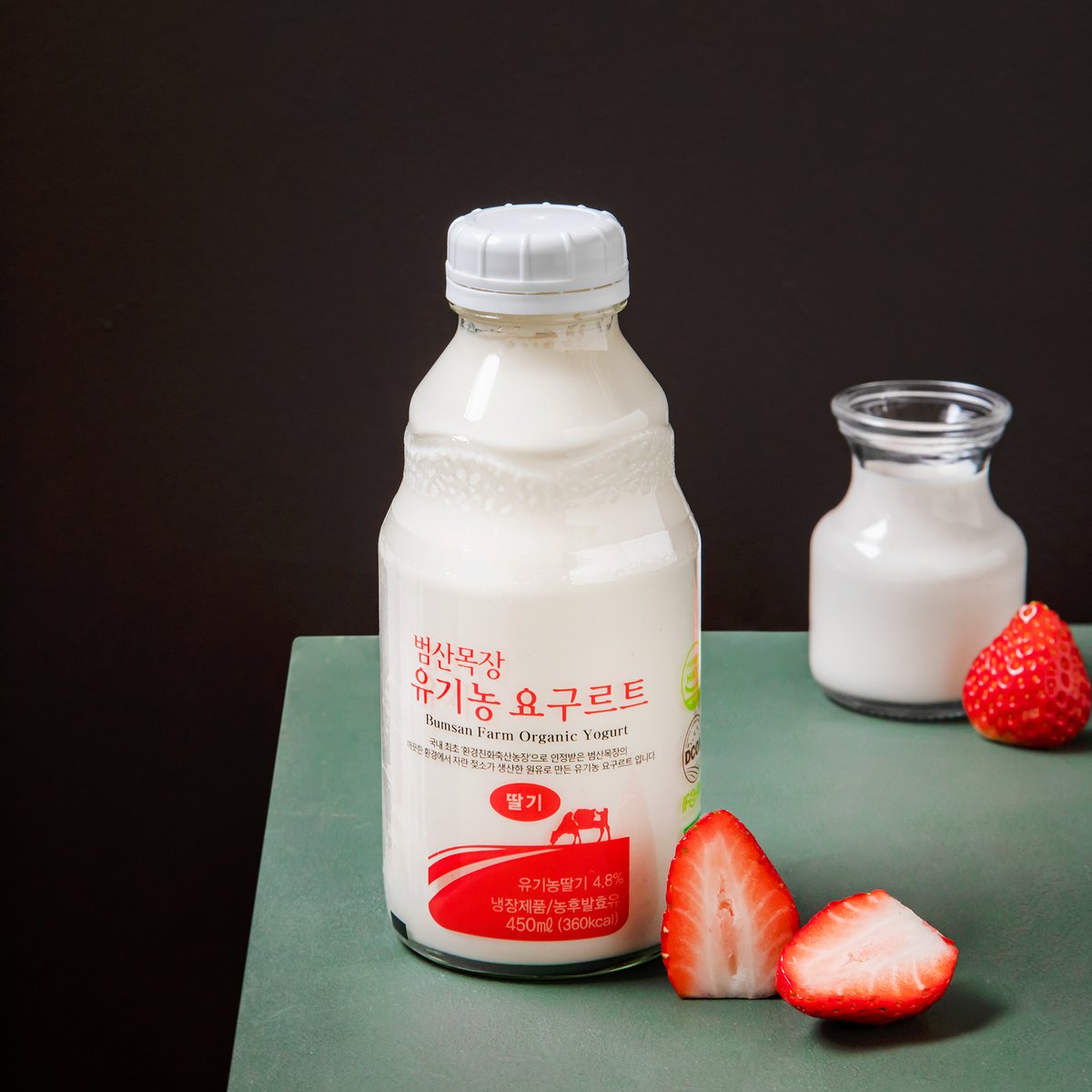 직접갈아 그대로 담아낸 딸기(450ml) 썸네일 2