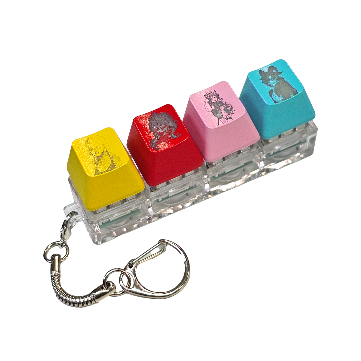산리오 LED click 키캡키링 썸네일 2