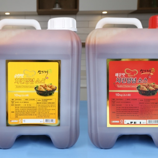 ㈜포앤그린 하하식품 치킨양념소스(매운맛) 10kg 썸네일 3