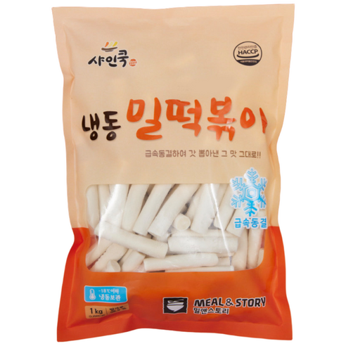 삼오식품(주) 신당동키다리쌀떡볶이1  1kg 1000G x 10EA 썸네일 2