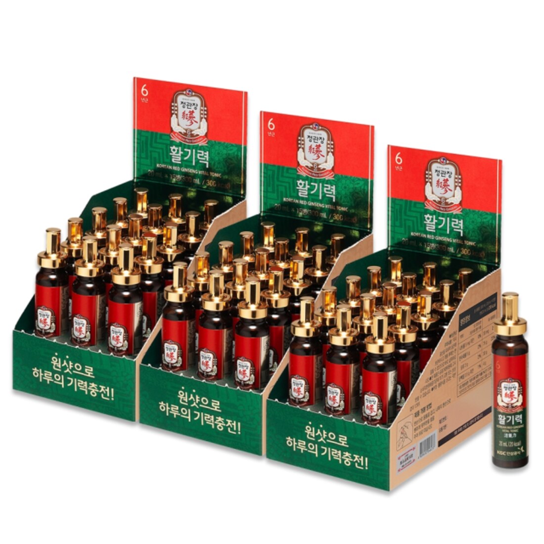 홍삼 가시오가피 골드(30ml x 15병) 썸네일 2