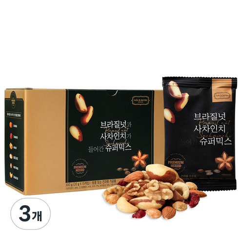 (주)대봉식품 믹스넛스낵 300G 썸네일 2