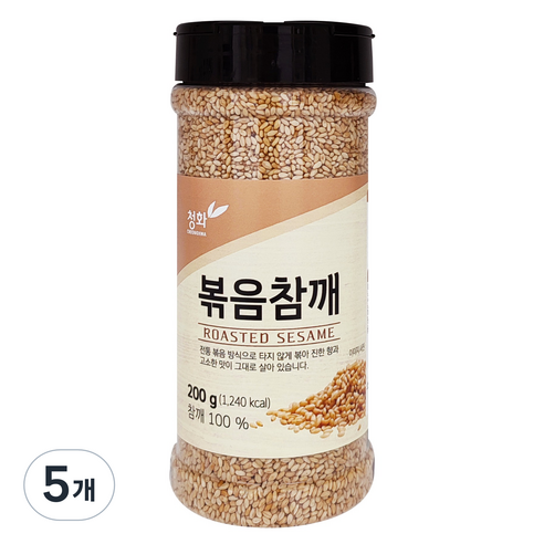 (주)청화농산 친정엄마 흑임자볶음깨 110G x 1EA 썸네일 2