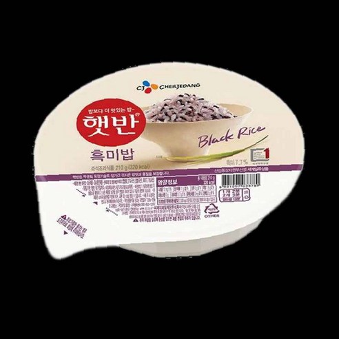 (주)농심 햅쌀밥 흑미밥 210G 썸네일 2