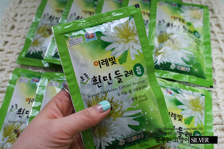 농업회사법인 이레빛농장(유) 이레빛 토종 흰민들레즙 10팩 80ml x 10EA 썸네일 2