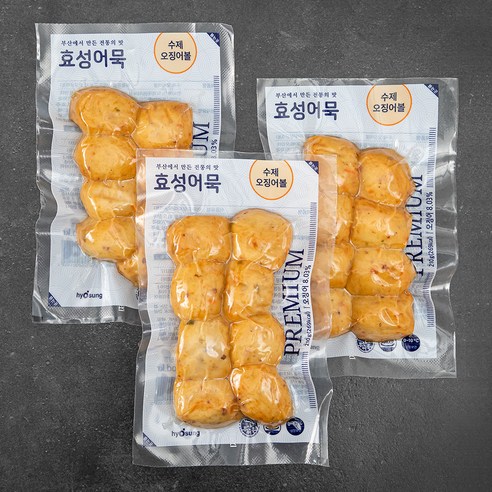 부산에서 만든 효성어묵 오징어볼 300G 썸네일 2