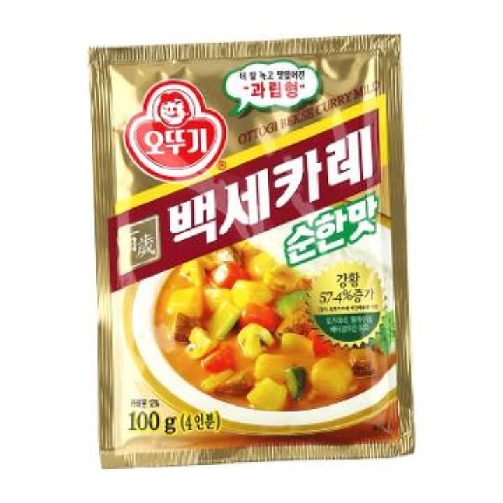 오뚜기 백세카레 순한맛 100G x 1EA 썸네일 2