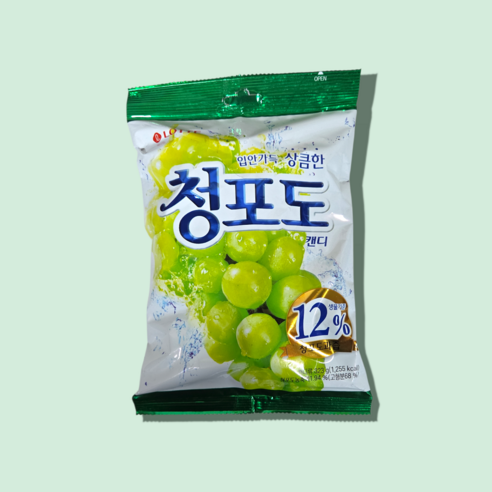 롯데 청포도캔디 323G 썸네일 2