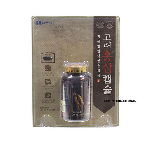 고려홍삼캡슐(10cap*12PTP) 썸네일 3