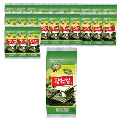 해송식품 팔도강산 녹차김 도시락김(4g) 썸네일 3