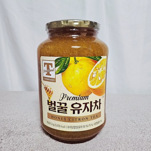 (주)쿡씨 차통 프리미엄 수제 유자차 200g 썸네일 2